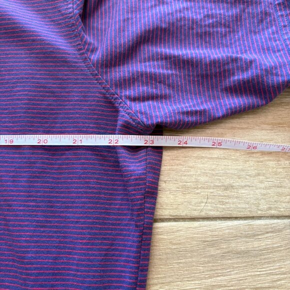 Holderness & Bourne Nagle Polo Men's XL Navy Red Striped Golf Comfort Summer - Picture 8 of 8